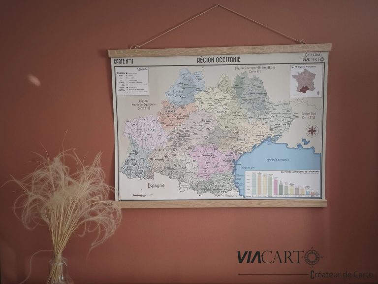 Carte de l'Occitanie